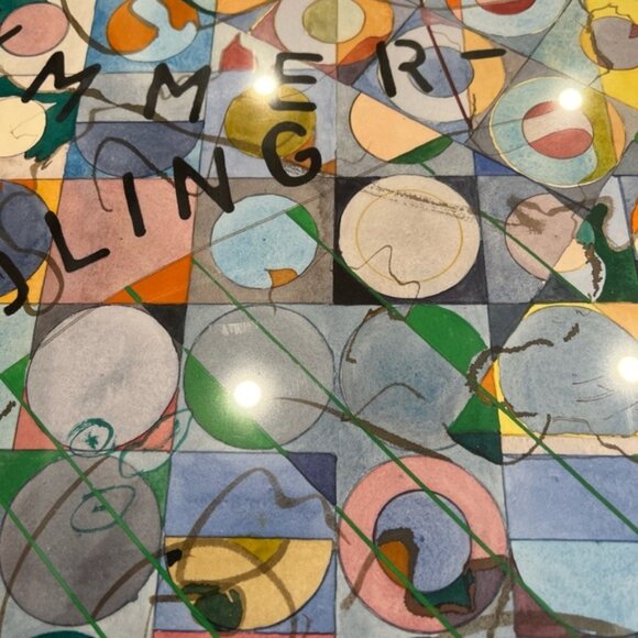 Andie C Wicherts Original watercolour artwork Unframed with matting abstract Art - Picture 6 of 13